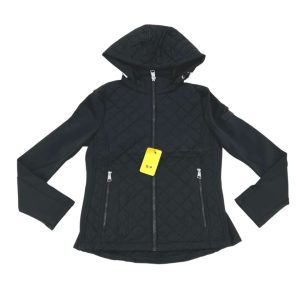 Andrew Marc Women’s Black Mixed Media Jacket / Small
