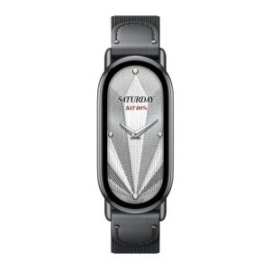 Xiaomi Smart Band 10 Knitted Silk Strap – Ebony Black
