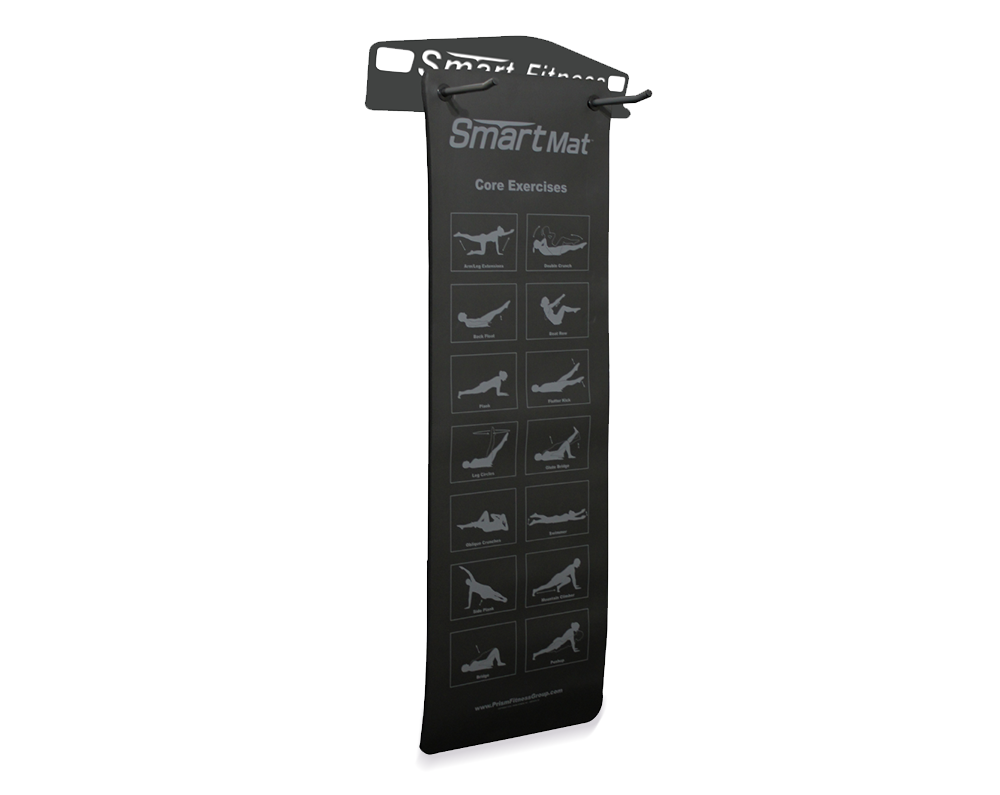 Prism Fitness Studio Mat Rack, Wall Mounted Commercial Package