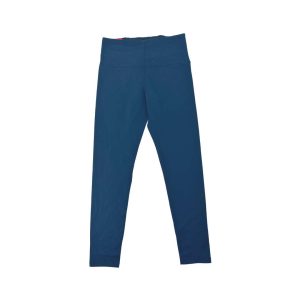 Tuff Athletics Women’s Navy Blue Leggings with Wave Waistband