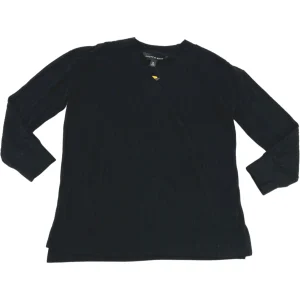 Andrew Marc Women’s V-Neck Sweater / Pull Over Sweater / Black / Size Small